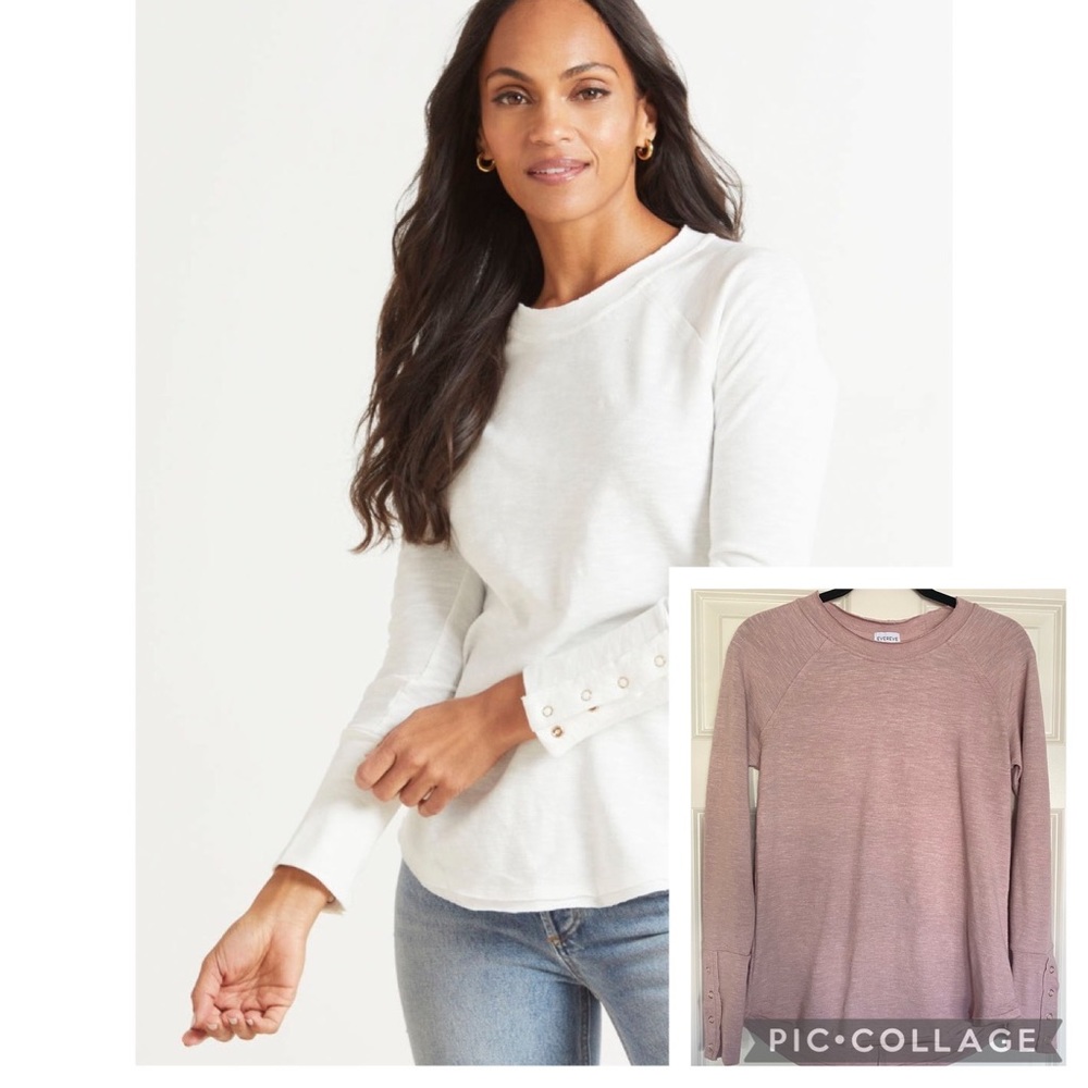 Evereve Symone Snap Cuff Shirt Size XS